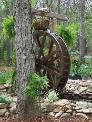 6 foot Water Wheel in Cane Creek NC. the 6ft water wheels are one of our most popular Water Wheel kit sizes. We have ship many of these waterwheels all over the USA. The 6ft water wheel is a great fit anywhere. 