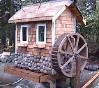 6 foot  watermill wheel