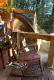 8 foot water wheel on river in NC. 