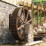 8 foot waterwheels in GAat Lotts Grit Mill built by Sullivans Waterwheels. See our many sizes mill wheels and water wheel kits