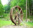 10 foot waterwheel kit in Tenn. Built by Sullivan WaterWheels.