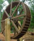 12 foot waterwheel in Hickory NC by Sullivan waterwheels 