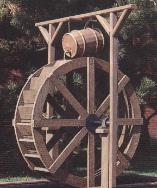 4ft water wheel, Great for smaller garden ponds & landscape