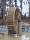 8 Foot WaterWheel in NC using sullivan waterwheel kits