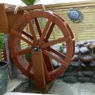 WaterWheel Built in New Zealand from  Wheel plans